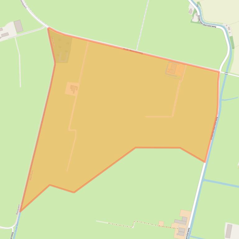 Kaart van postcodegebied 9989TH.