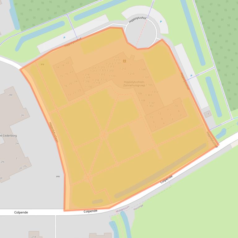 Kaart van postcodegebied 9991AV.