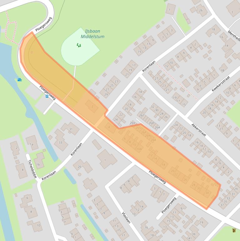 Kaart van postcodegebied 9991CB.