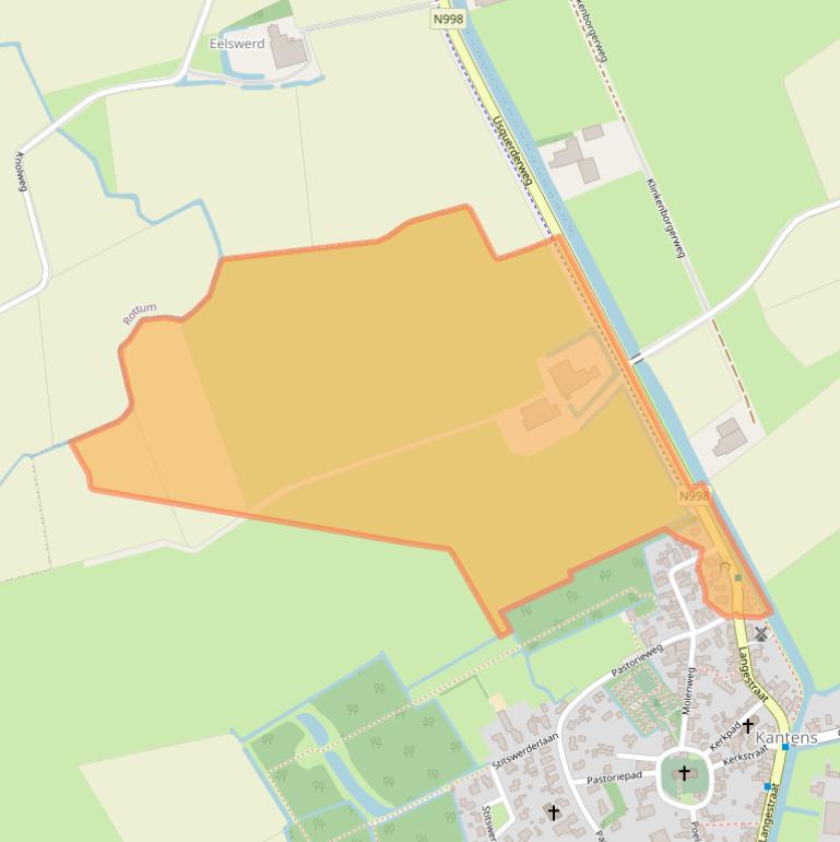 Kaart van postcodegebied 9995ND.