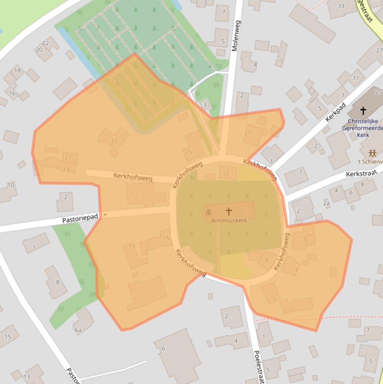 Kaart van postcodegebied 9995PL.