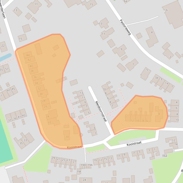 Kaart van postcodegebied 9995PW.