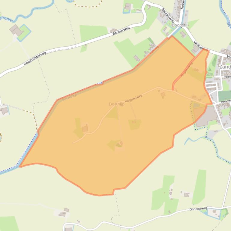 Kaart van postcodegebied 9997NJ.