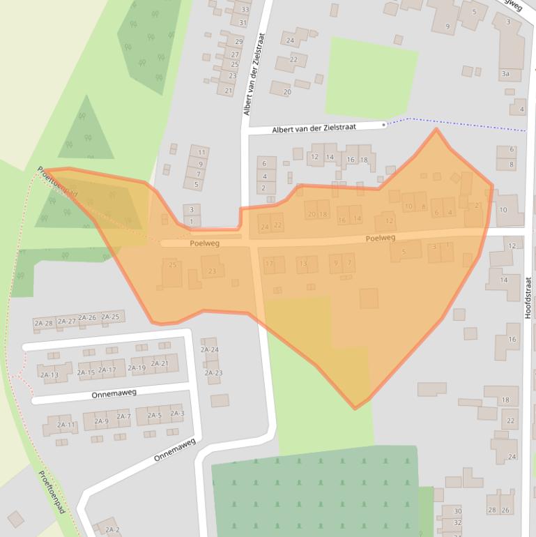 Kaart van postcodegebied 9997PG.