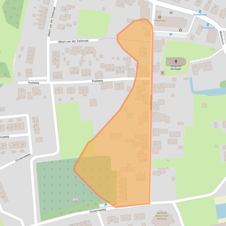 Kaart van postcodegebied 9997PJ.