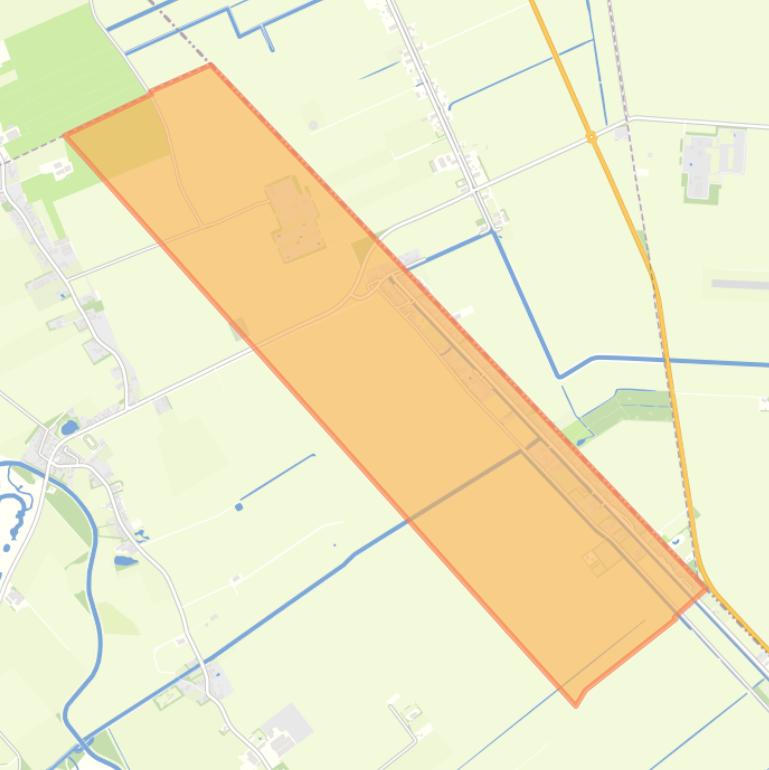 Kaart van de wijk Annerveenschekanaal.