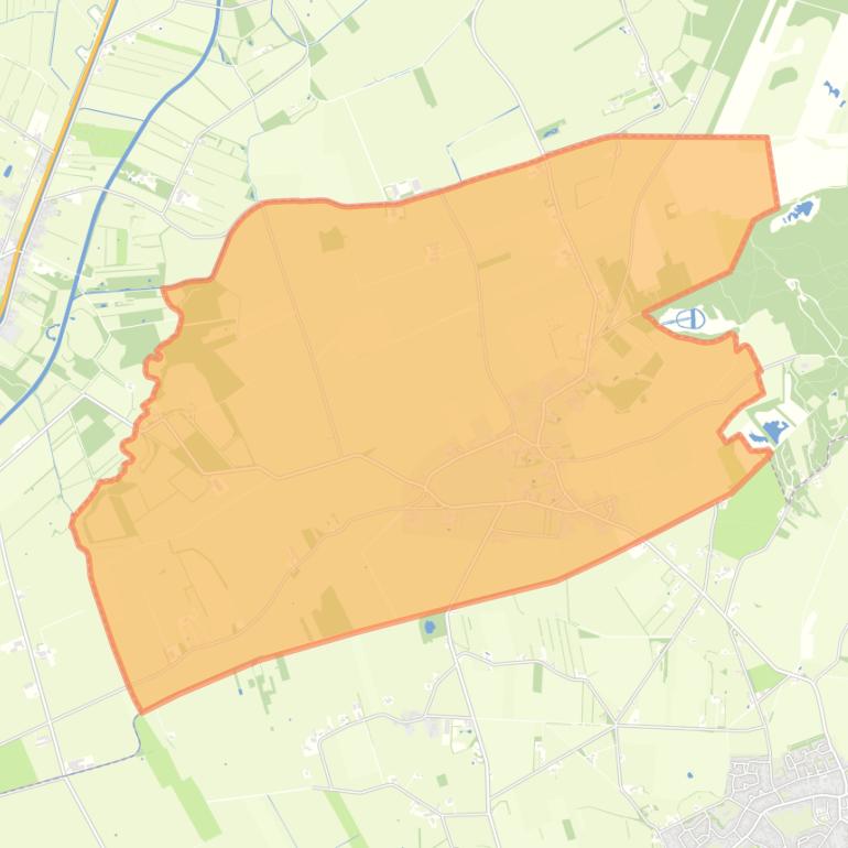 Kaart van de wijk Ansen.