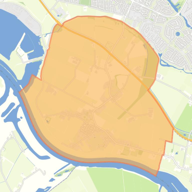 Kaart van de wijk Balgoij.