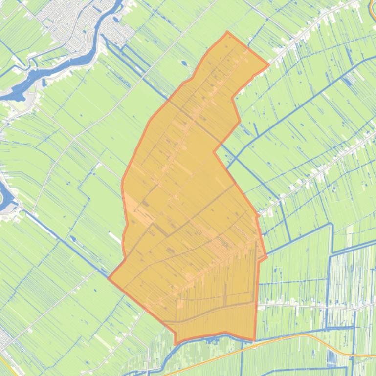 Kaart van de wijk Berkenwoude.