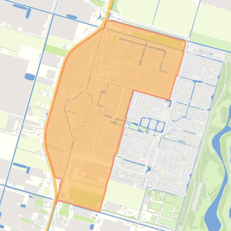 Kaart van de Bleiswijk.