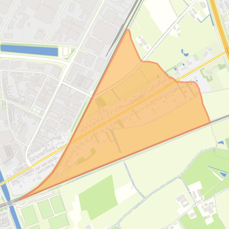 Kaart van de wijk Bosscheweg.