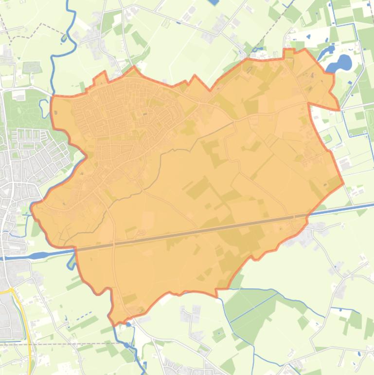 Kaart van de wijk Breugel.