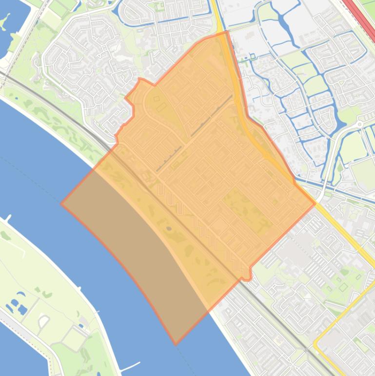 Kaart van de Burgemeesterswijk.