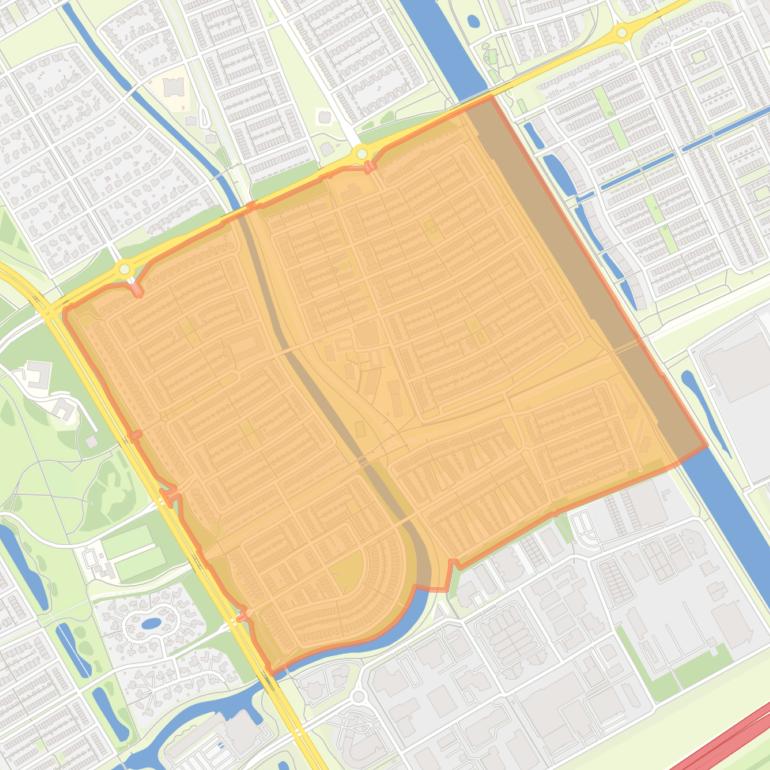 Kaart van de Danswijk.