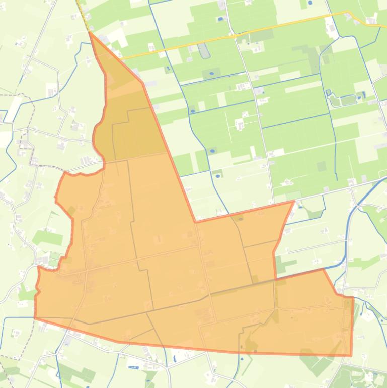 Kaart van de wijk De Vecht.