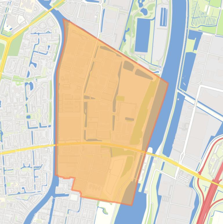 Kaart van de wijk De Wiers.