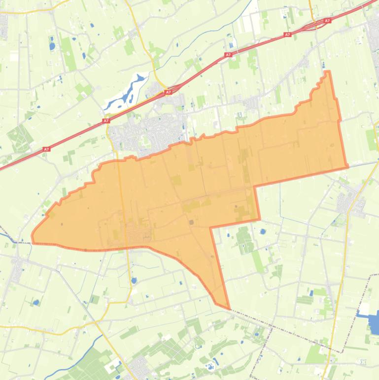 Kaart van de wijk De Wilp.