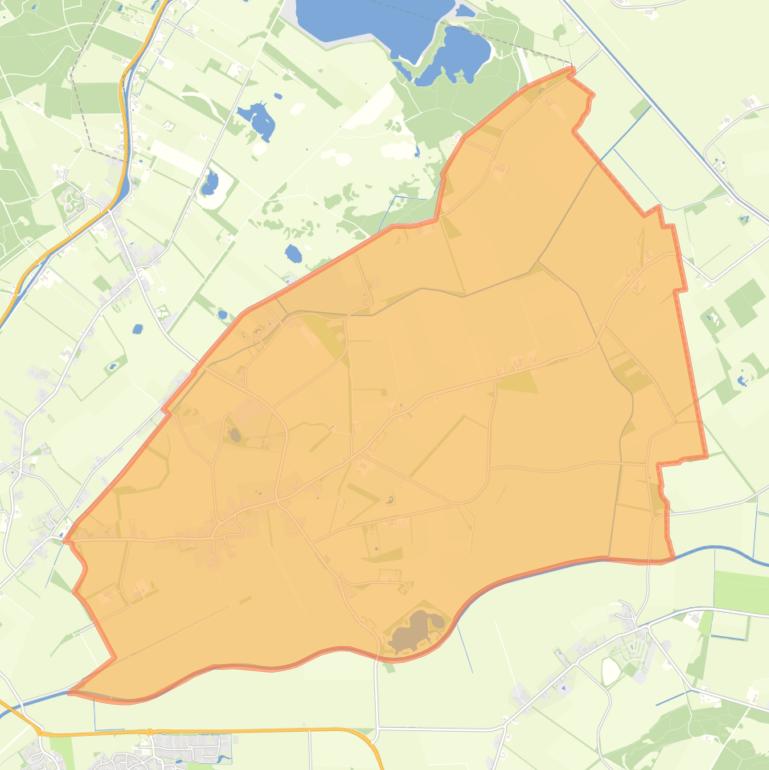 Kaart van de wijk Eemster.