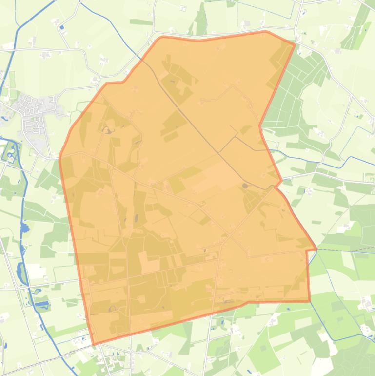 Kaart van de wijk Eikelhof.