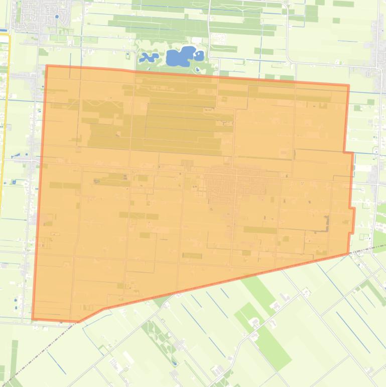 Kaart van de wijk Elim.