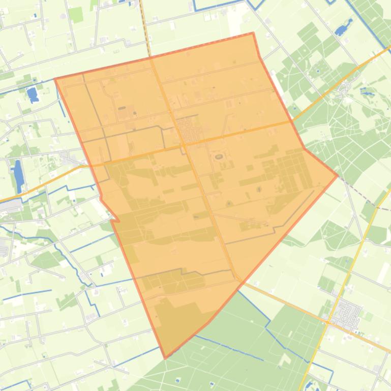 Kaart van de wijk Elsendorp.