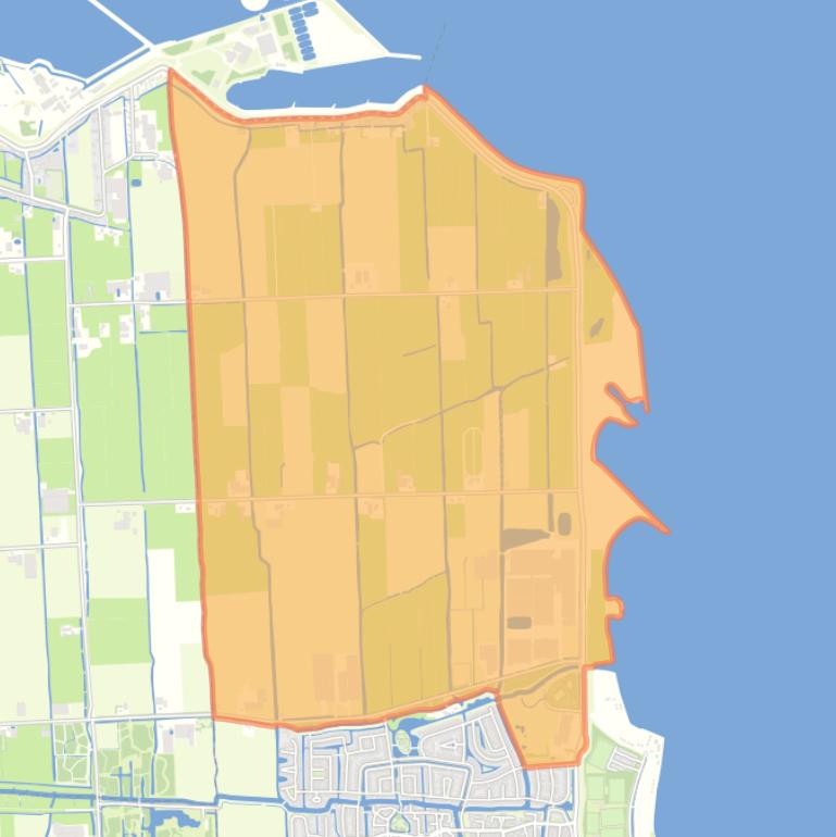 Kaart van de wijk Enkhuizen Buitengebied.