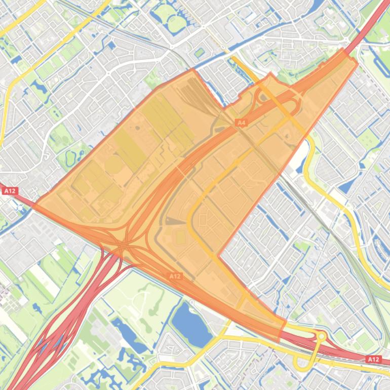 Kaart van de wijk Forepark.