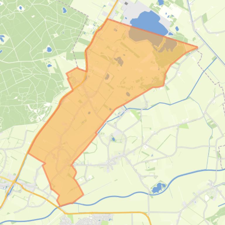 Kaart van de wijk Geeuwenbrug.