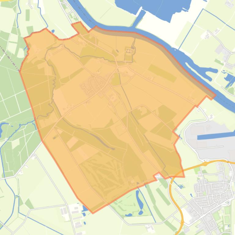 Kaart van de wijk Geijsteren.