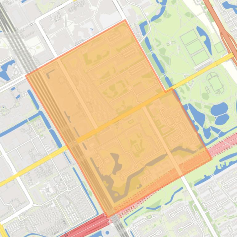 Kaart van de wijk H-buurt.