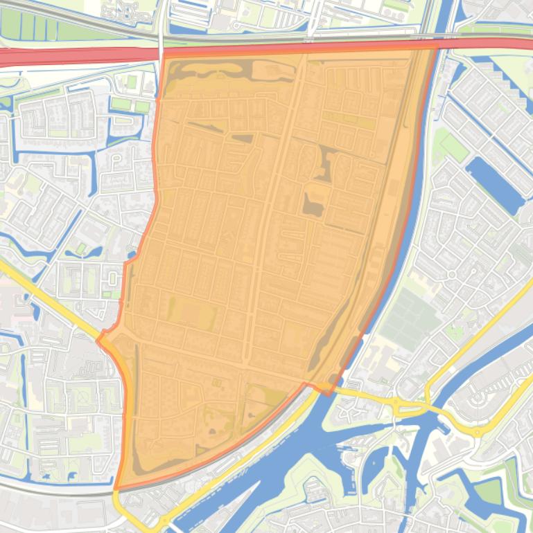 Kaart van de haarwijk.