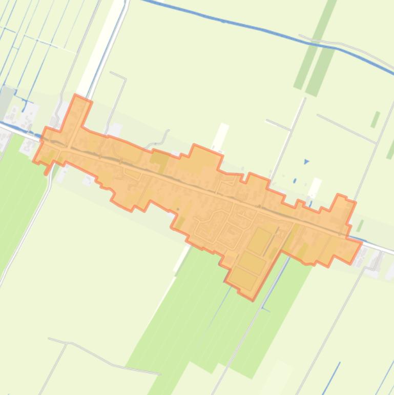 Kaart van de wijk Hei- en Boeicop.