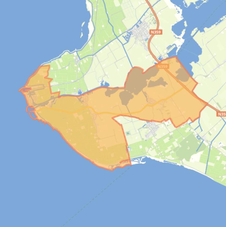 Kaart van de wijk Hemelum.