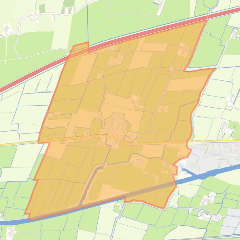 Kaart van de wijk Herbaijum.