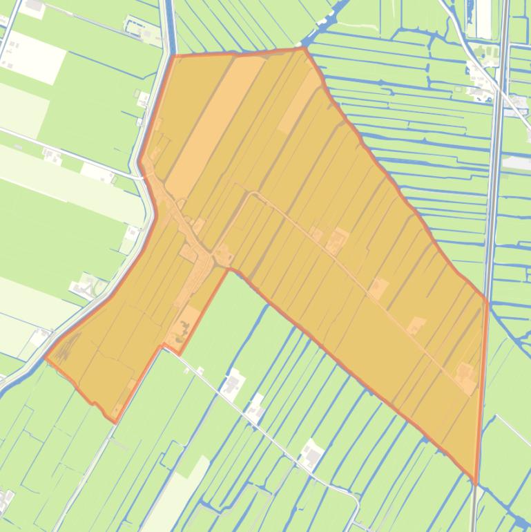 Kaart van de wijk Hobrede.