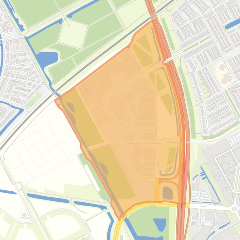 Kaart van de wijk Hogekant.