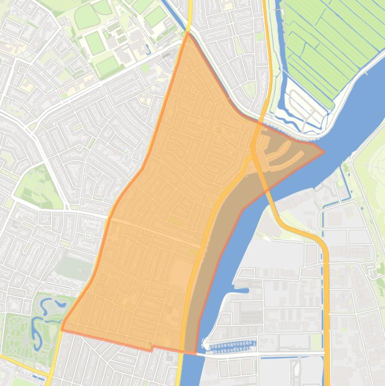 Kaart van de Indischewijk.