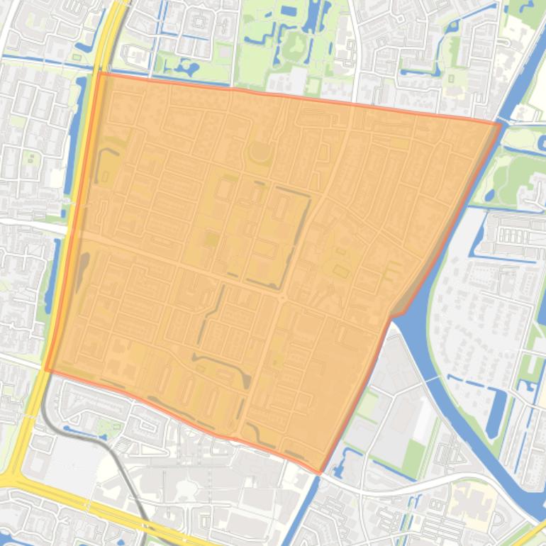 Kaart van de wijk Jutphaas Wijkersloot.