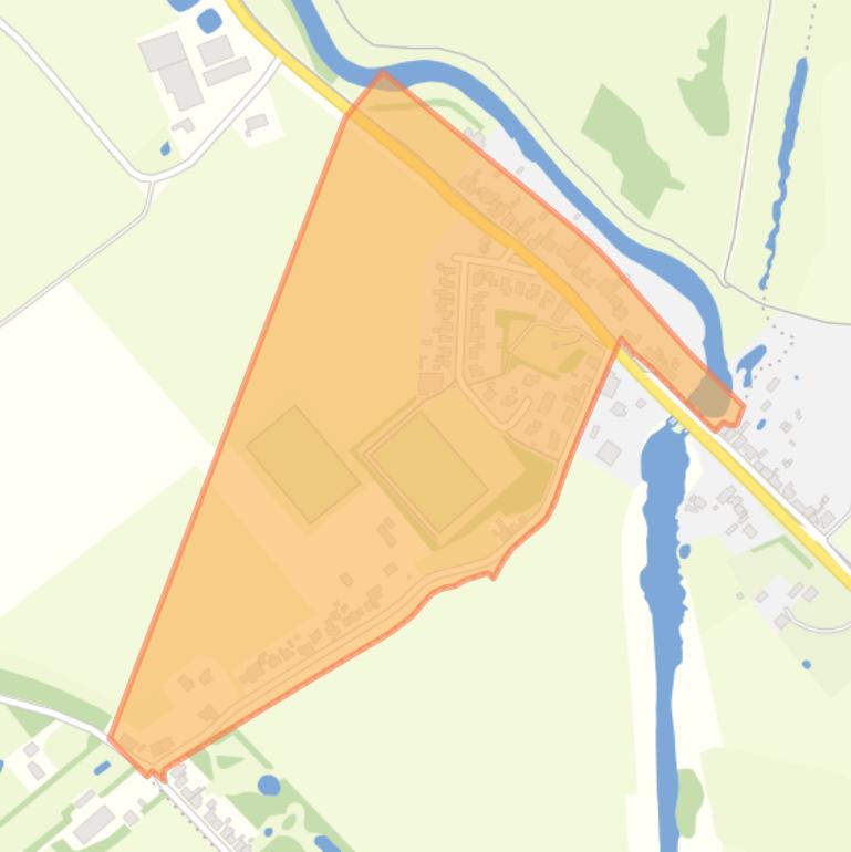 Kaart van de wijk Kern Spui.