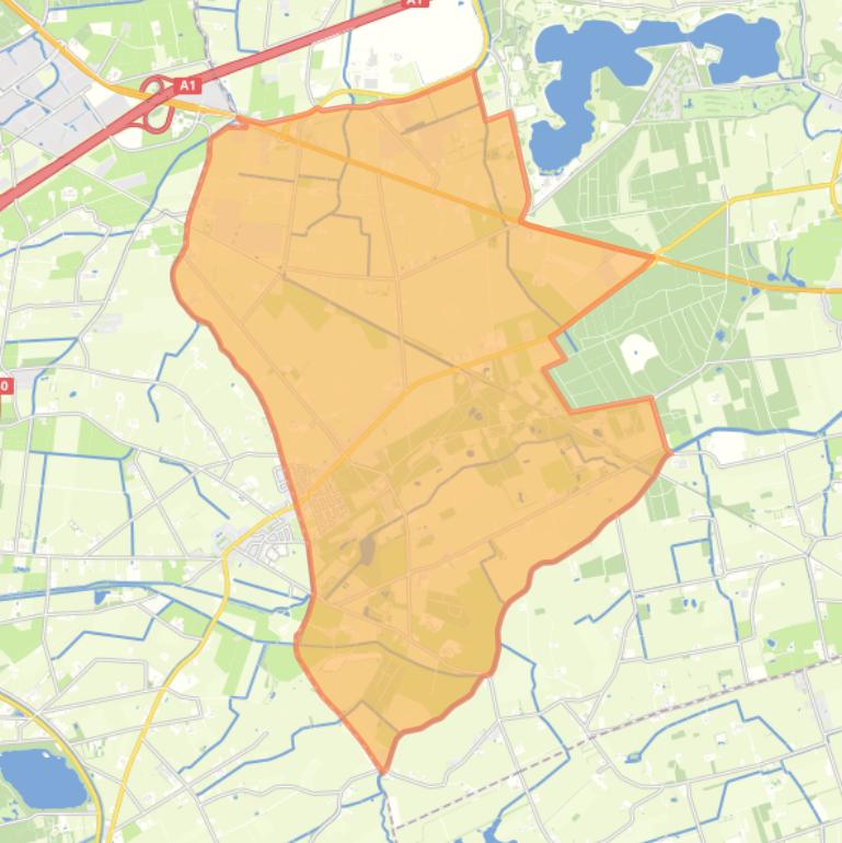 Kaart van de wijk Klarenbeek.