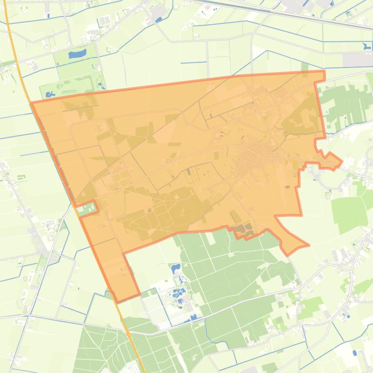 Kaart van de wijk Kronenberg.