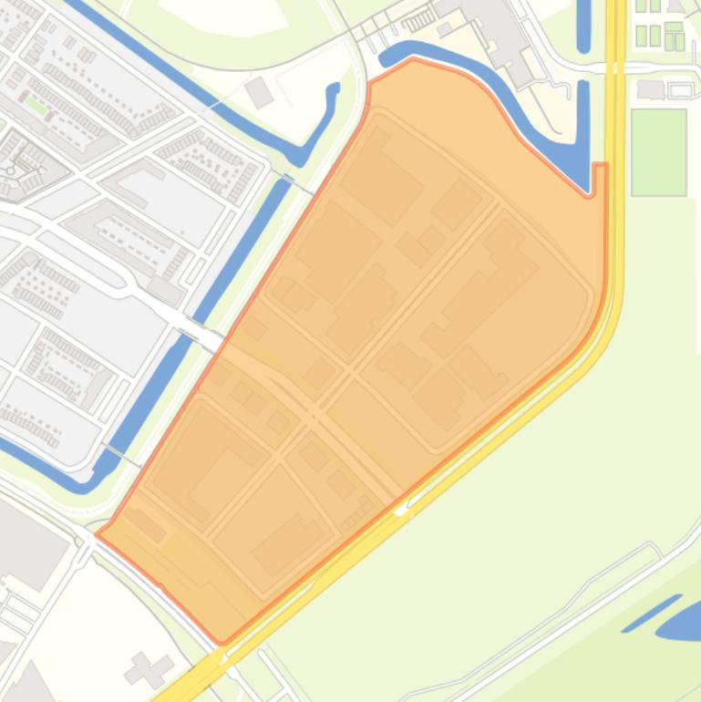 Kaart van de wijk Lagekant.