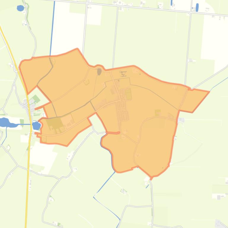 Kaart van de wijk Lamswaarde.