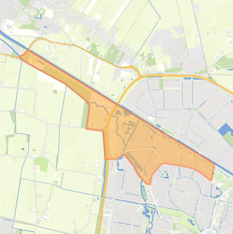 Kaart van de wijk Leeuwerik.