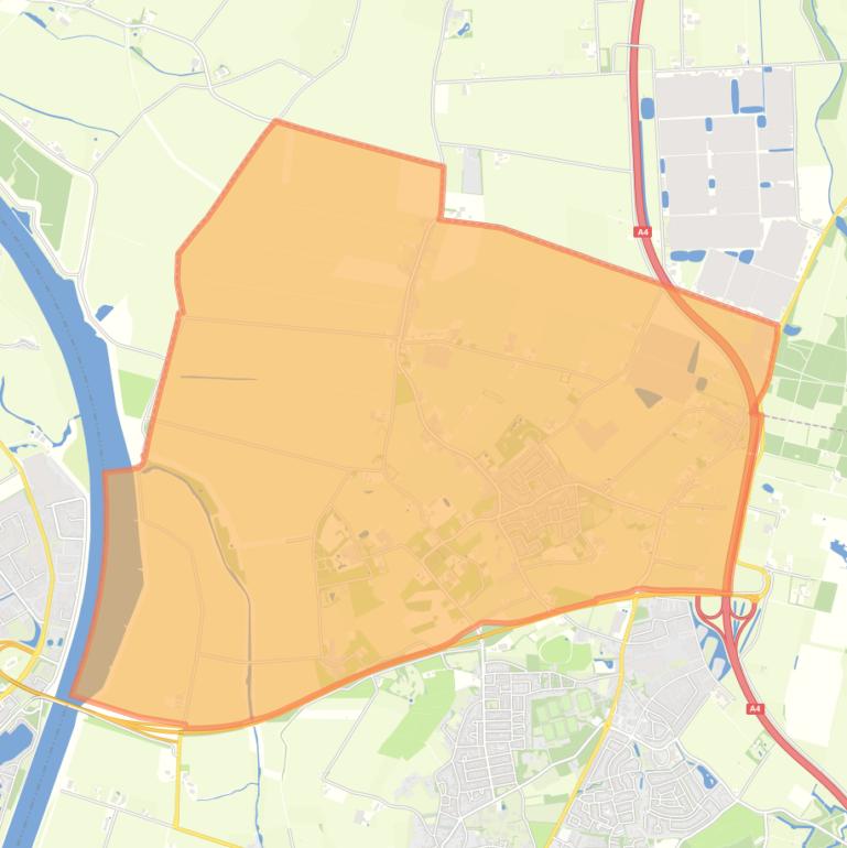 Kaart van de wijk Lepelstraat.