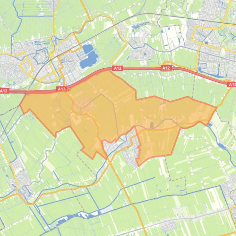 Kaart van de wijk Linschoten.