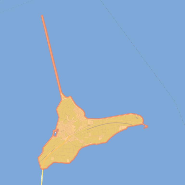 Kaart van de wijk Marken.