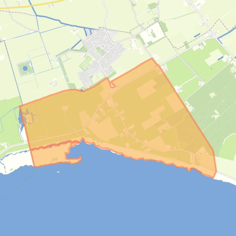 Kaart van de wijk Mirns.