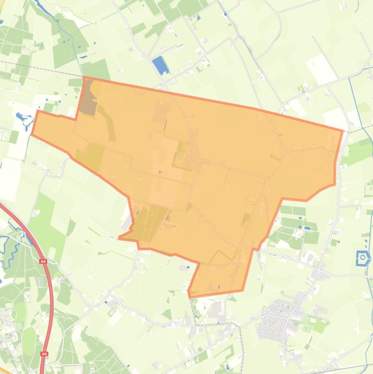 Kaart van de wijk Moerstraten.