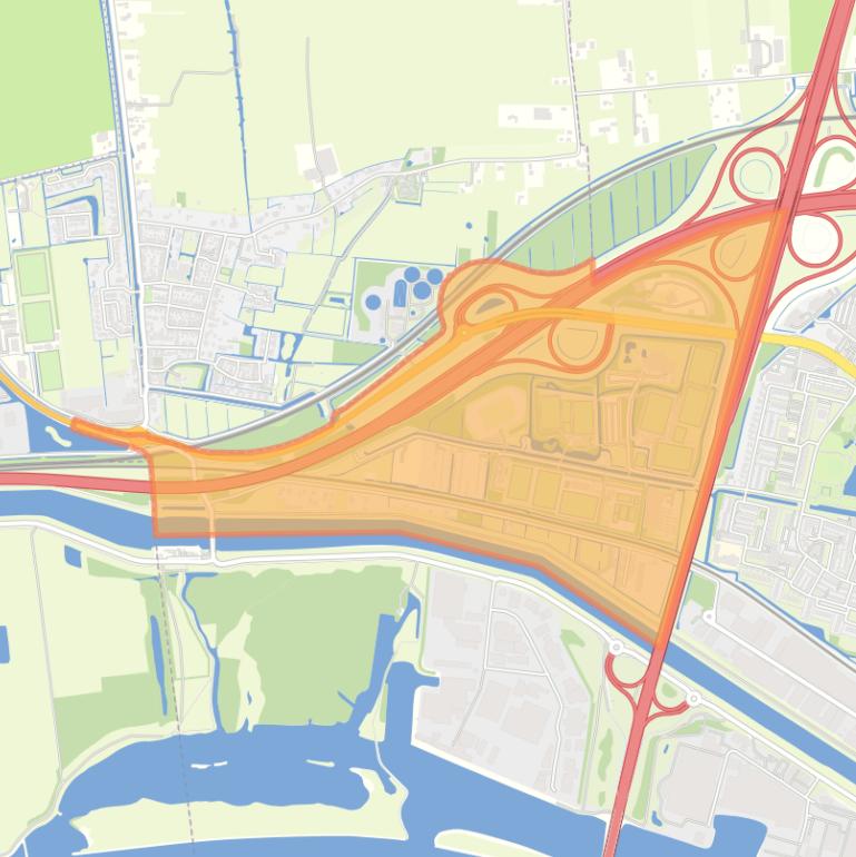 Kaart van de wijk Molenvliet.